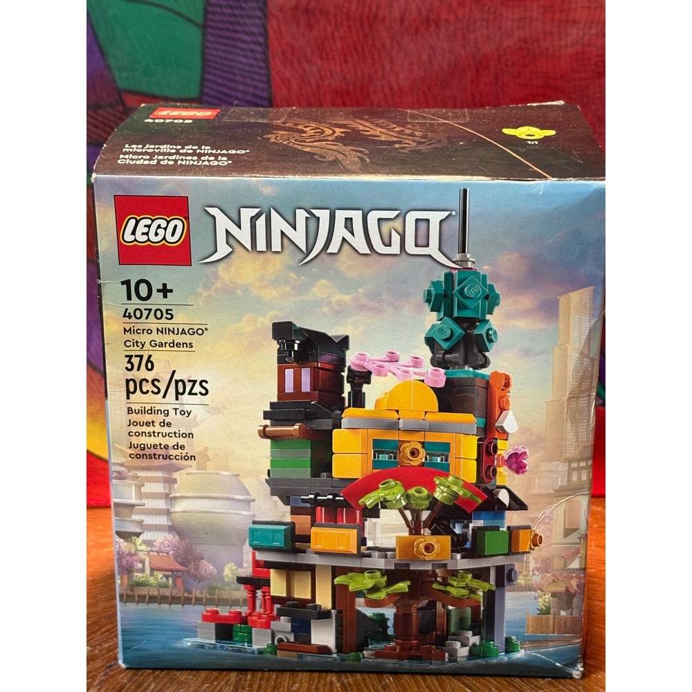 LEGO Ninjago Micro City Gardens 40705 Building Set 376 Pcs New Sealed Box